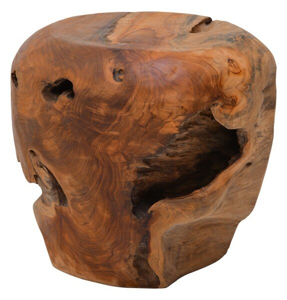 Табуретка от масивно дърво, Bolare, Pako, Natural 40x40x36 см