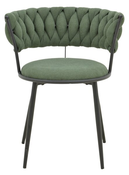 Стол с подлакътници Alkia I Kaki 57x58,5x72 см