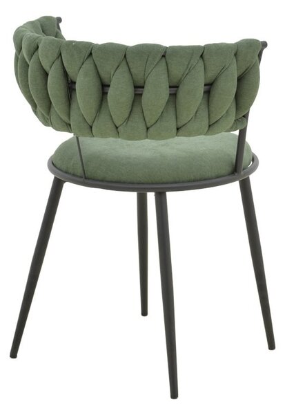 Стол с подлакътници Alkia I Kaki 57x58,5x72 см