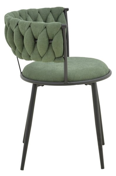 Стол с подлакътници Alkia I Kaki 57x58,5x72 см