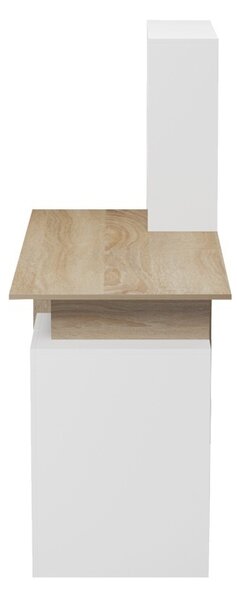 Работно бюро с библиотека Meza Pako World Sonoma 146,3x55x128,8 см