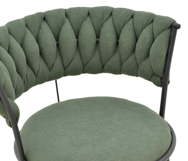 Стол с подлакътници Alkia I Kaki 57x58,5x72 см