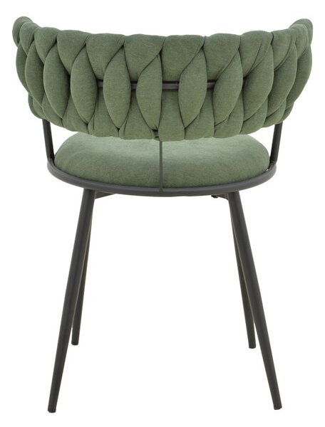 Стол с подлакътници Alkia I Kaki 57x58,5x72 см