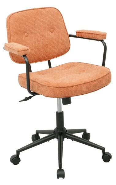 Scaun birou, Leberta R300, Teracota, 64x63.5x86 cm