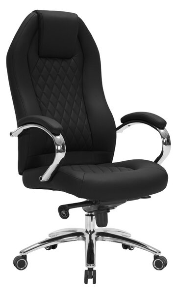 Scaun birou directoral, Ionia, Negru, 67x49.5x123 cm