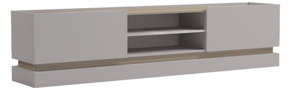 Comoda TV, Wendo, Gri, 200x37x47 cm
