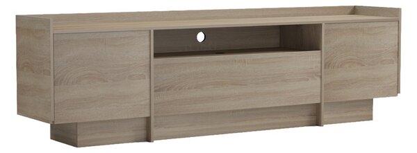 Comoda TV, Derden, Stejar, 197x38x58 cm