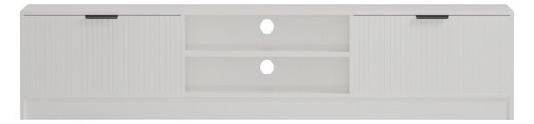 Comoda TV, Lemardo, Alb, 180x40x40 cm