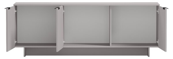 Comoda TV, Beldon, Gri, 150x42x55 cm