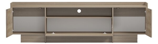 Comoda TV, Derden, Stejar, 197x38x58 cm
