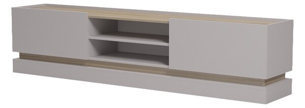 Comoda TV, Wendo, Gri, 200x37x47 cm