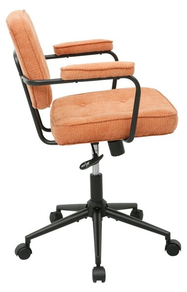 Scaun birou, Leberta R300, Teracota, 64x63.5x86 cm