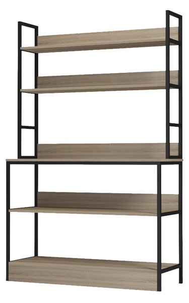 Raft bucatarie, Oranis, Stejar, 105x38x165 cm