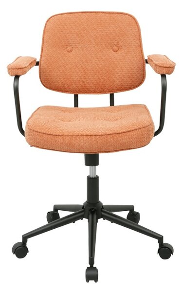 Scaun birou, Leberta R300, Teracota, 64x63.5x86 cm