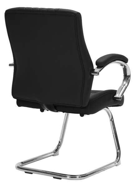 Scaun de conferinta office, Thiodore, Negru, 67x49.5x100 cm