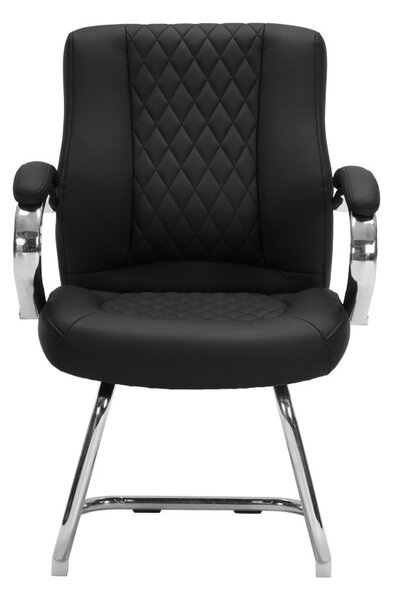 Scaun de conferinta office, Thiodore, Negru, 67x49.5x100 cm