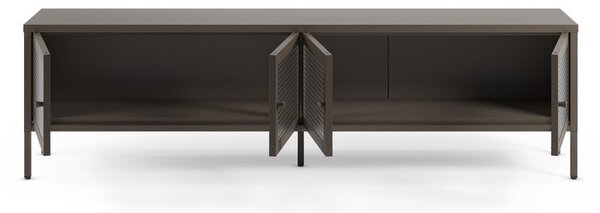Сива метална маса за телевизор 160x50x35 cm Layna – Marckeric