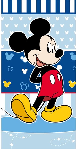 Синя хавлиена детска кърпа 70x140 cm Mickey - Jerry Fabrics