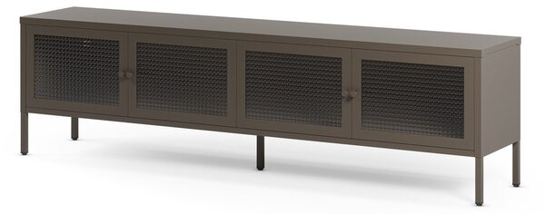 Сива метална маса за телевизор 160x50x35 cm Layna – Marckeric
