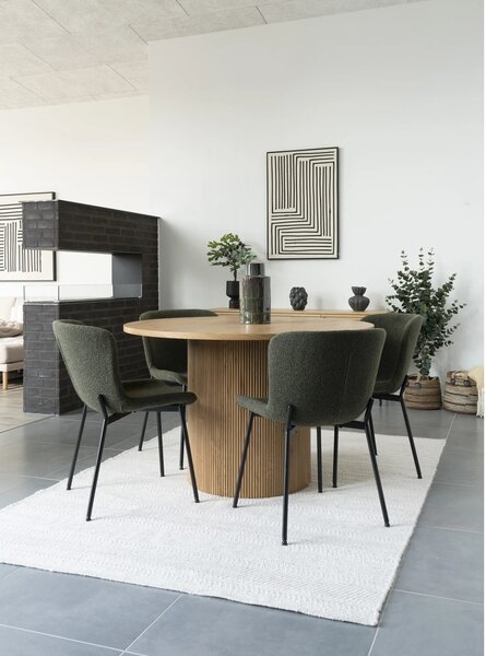 Masa dining Boavista, Natural, 120x120x75 cm