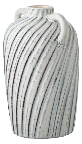 Декоративна ваза, синя, 14x15,5x22 см