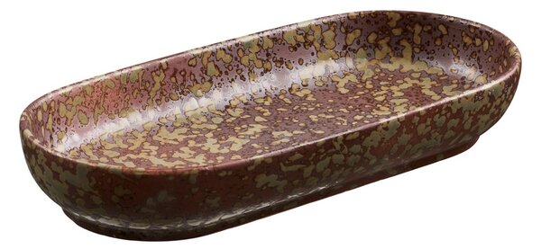 Декоративна тава, тъмнокафява, 23,5x11x3,5 см