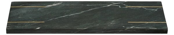 Декоративна тава „Diu“, черна, 12,5 × 38 × 3,5 см