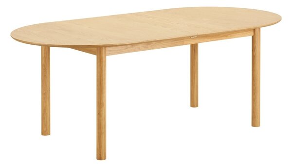 Set 7 piese Masa dining si scaune Bundaberg, Natural, 300x78 cm