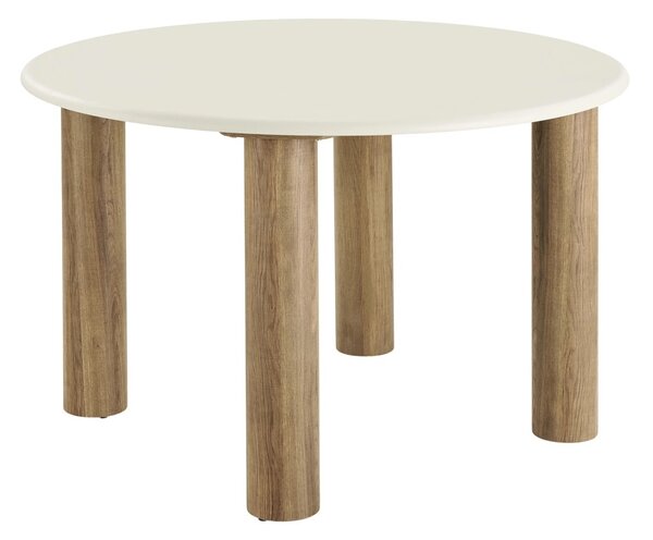 Masa dining Fondi, Nisip, 120x120x76 cm