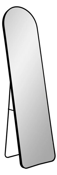 Oglinda de perete Madrid, Negru, 3x40x150 cm