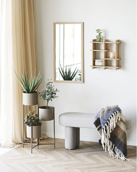 Oglinda de perete Scottsdale, Natural, 2.5x45x75 cm
