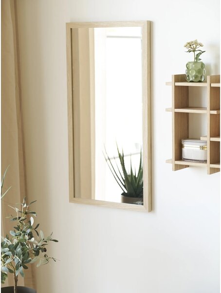 Oglinda de perete Scottsdale, Natural, 2.5x45x75 cm