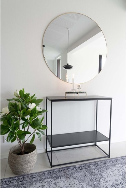 Oglinda de perete Jersey, Auriu, 100x100x0.5 cm