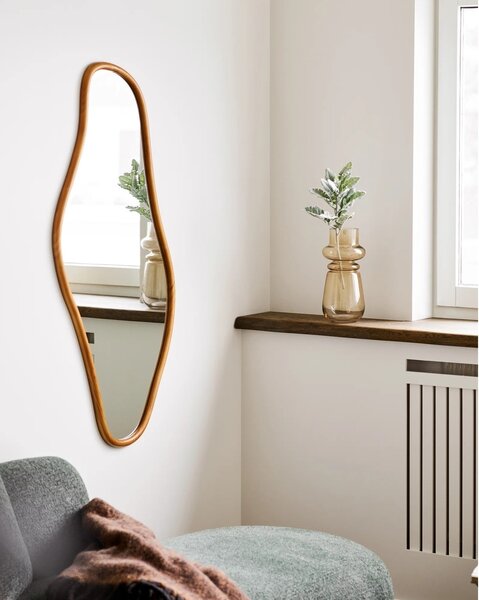 Oglinda de perete Brandsby, Natural , 2x60x120 cm