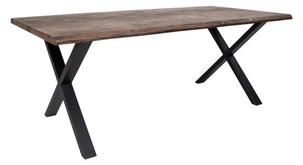 Masa dining Toulon, Gri, 200x95x75 cm