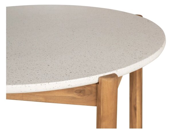 Masa dining Terracina, Natural, 120x120x76 cm