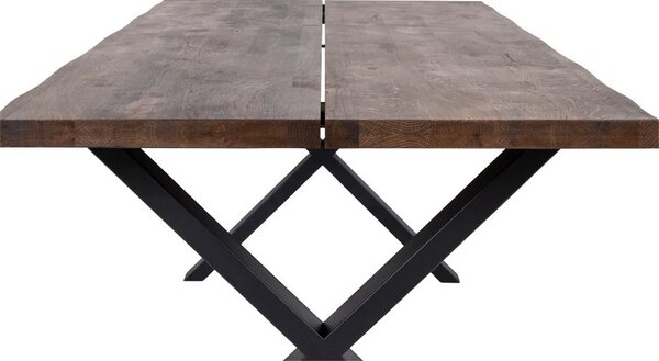 Masa dining Toulon, Gri, 200x95x75 cm