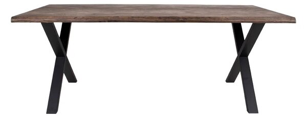 Masa dining Toulon, Gri, 200x95x75 cm