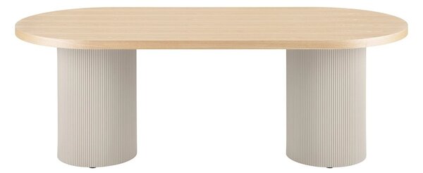 Masa dining Solva, Bej, 220x100x75 cm