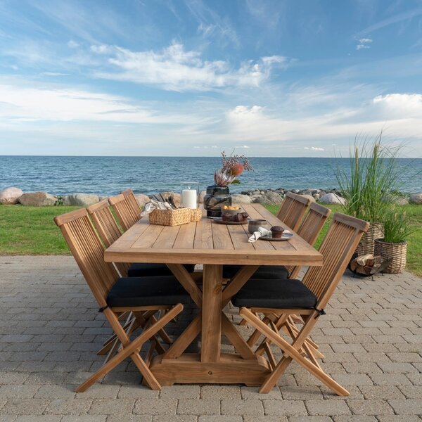 Masa dining Volos, Natural, 240x100x75 cm