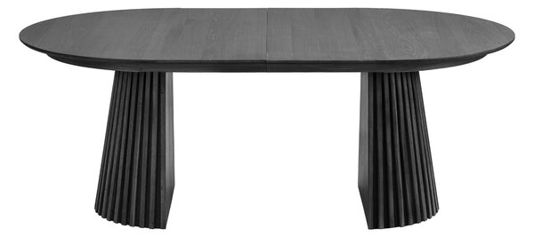 Masa dining Osaka, Negru, 200x120x75 cm