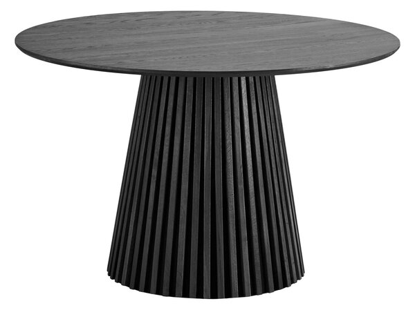 Masa dining Osaka, Negru, 120x120x75 cm
