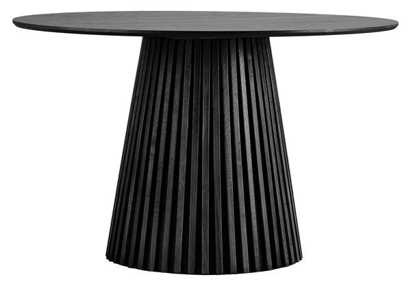 Masa dining Osaka, Negru, 120x120x75 cm