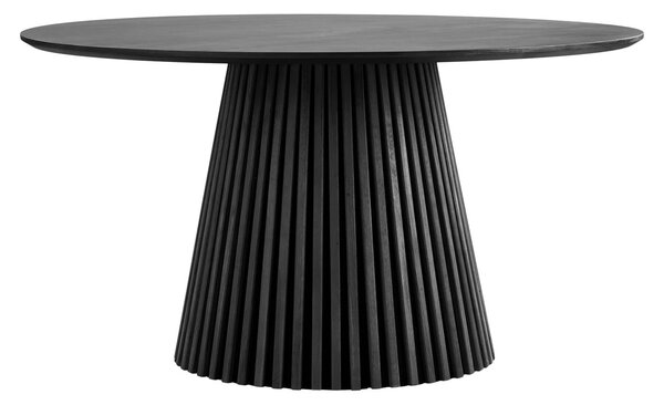 Masa dining Osaka, Negru, 140x140x75 cm