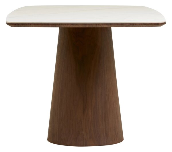 Masa dining Noli, Alb, 200x90x76 cm