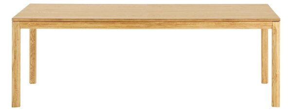 Masa dining Bowen, Natural, 320x100x75 cm, Stejar