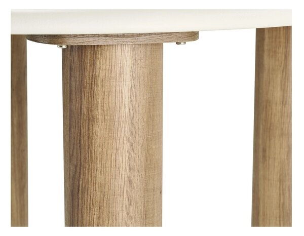 Masa dining Fondi, Nisip, 120x120x76 cm