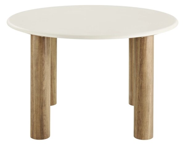 Masa dining Fondi, Nisip, 120x120x76 cm