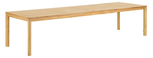 Masa dining Bowen, Natural, 320x100x75 cm, Stejar