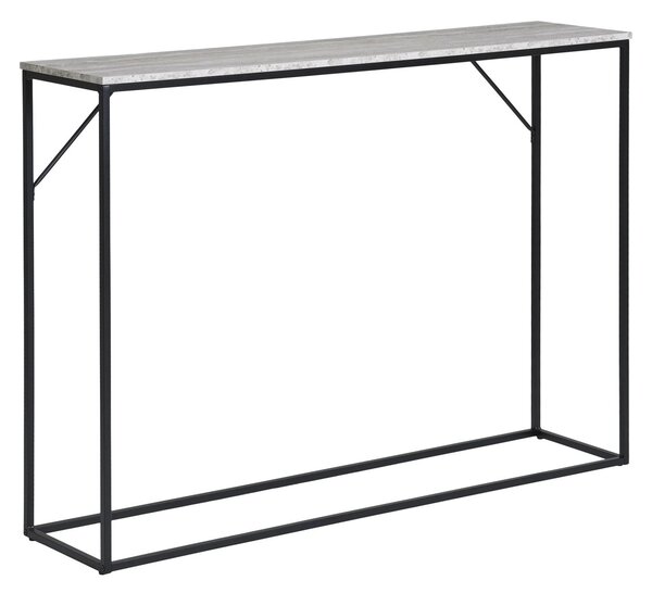 Masa consola Vita, Negru, 110x26x80 cm